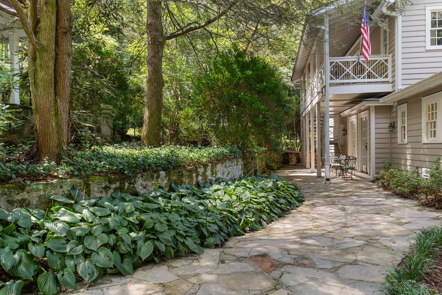 Stone path along Ivy Terrace